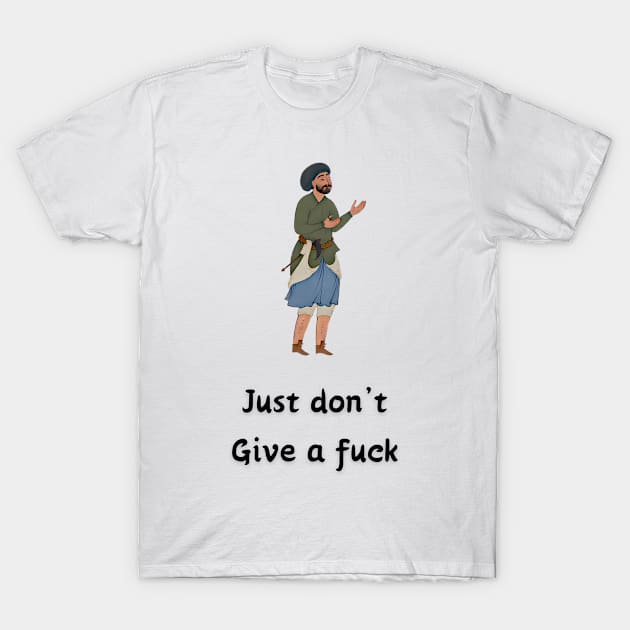 Give a fuck - Iran T-Shirt by Elbenj